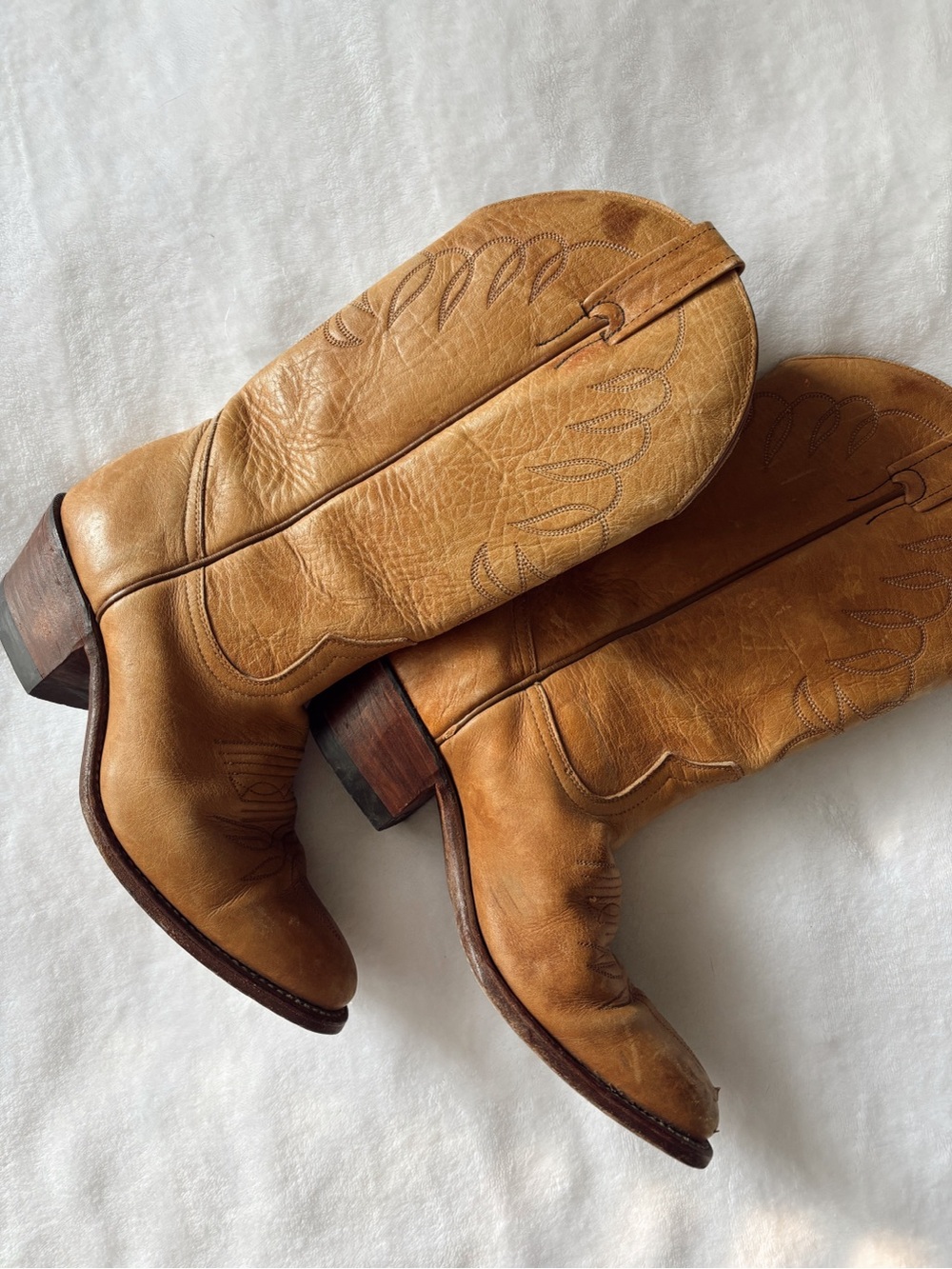 Vintage Boulet Cowboy Boots